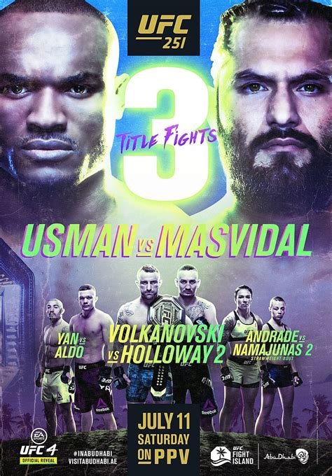 usman vs masvidal fight card.